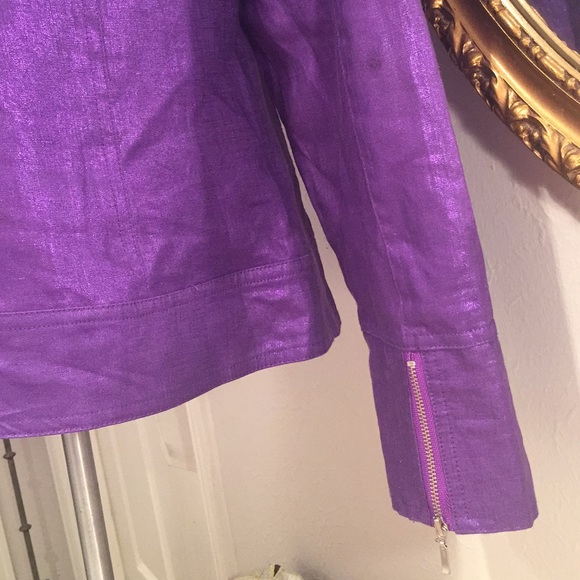 The Collective Works Of Berer Purple Blazer - Picture 5 of 6